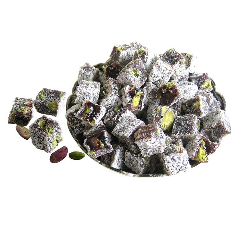 Delight with Pistachio and Cocoa, Covered with Coconut, Double Nuts