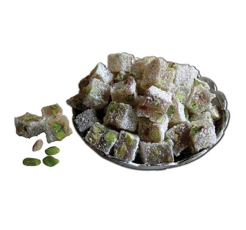 Delight with Pistachio, Covered with Coconut, Double Nuts