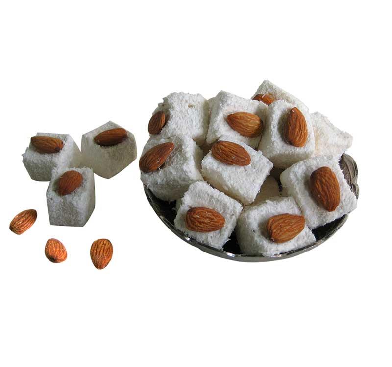 Sultan Delight with Almond, Covered with Coconut