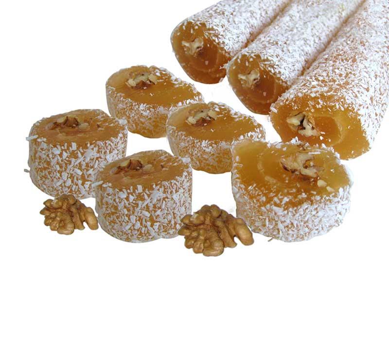 Delight with Walnut, Covered with Coconut, Roll