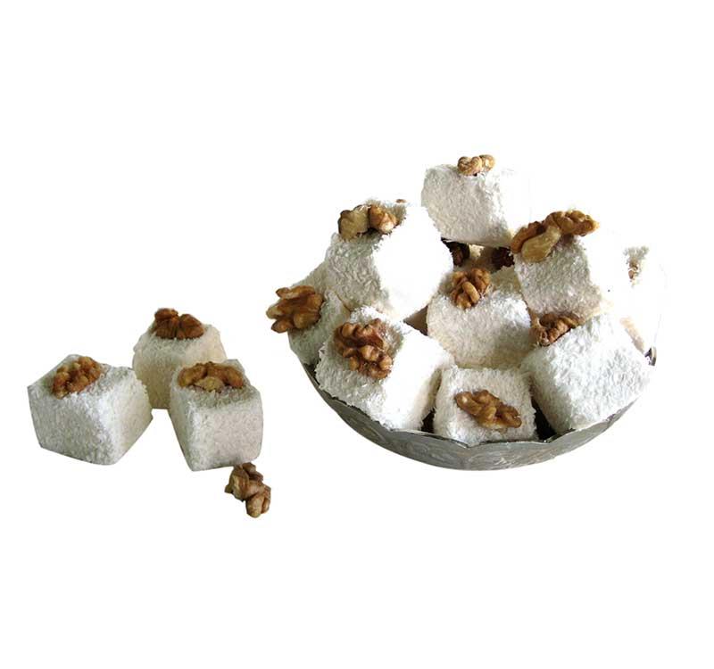 Sultan Delight with Walnut, Covered with Coconut