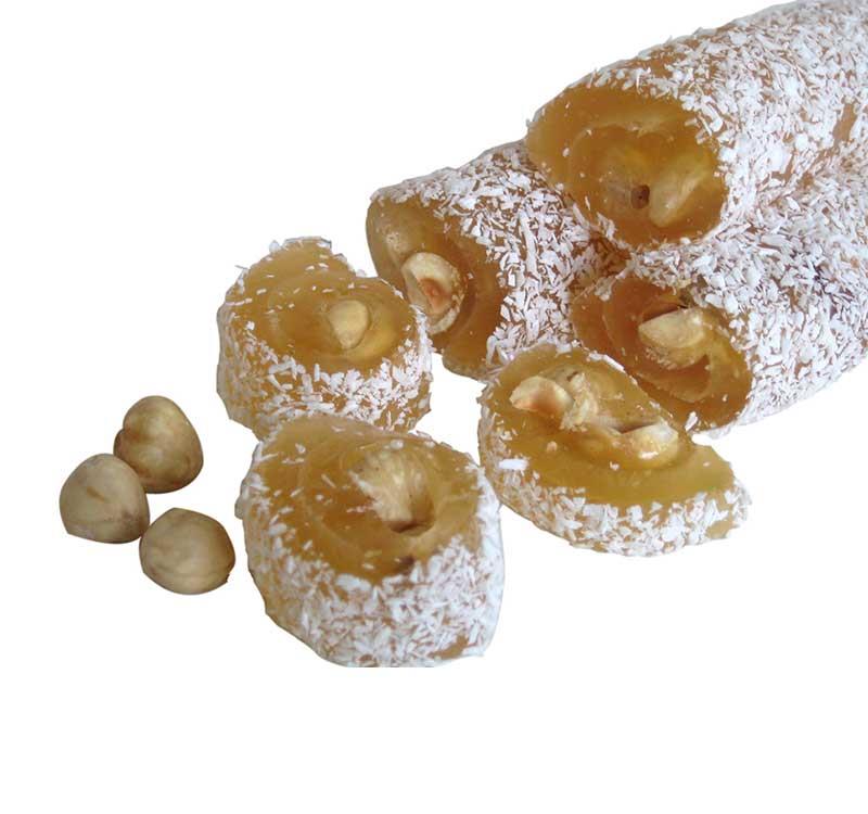 Delight with Hazelnut, Covered with Coconut, Roll