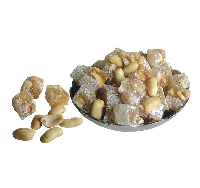 Delight with Peanut, Covered with Coconut, Double Nuts