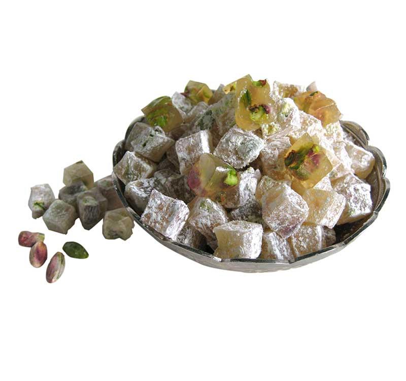 Delight with Double Pistachio, Covered with Castor Sugar